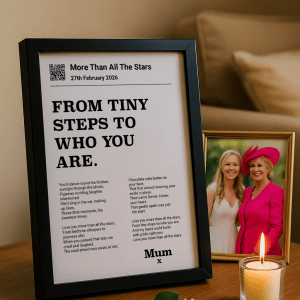 mum to daughter wedding gift