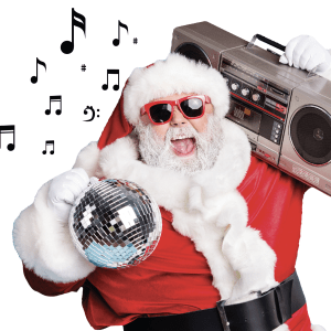 festive party sign