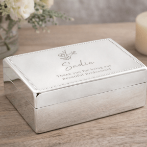 Personalised Bridesmaid Jewellery Box