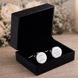 personalised groom cufflinks from bride