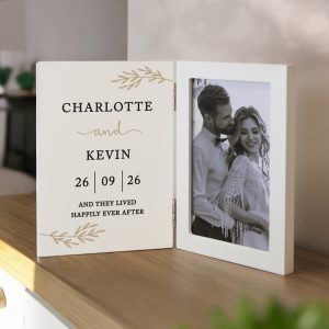 personalised wedding photo frame