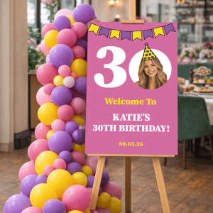 30th Birthday Sign For Her