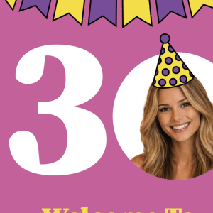 30th Birthday board For Her