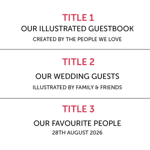 GUESTBOOK TITLE OPTIONS