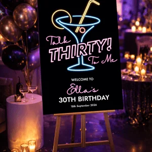 Talk Thirty To Me Sign