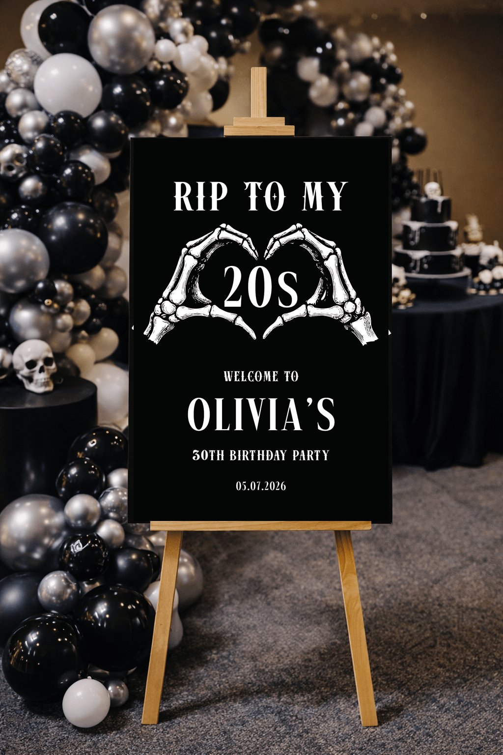 rip to my 20s sign