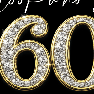 60th birthday diamond board