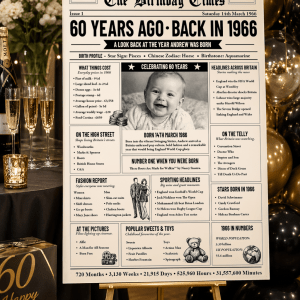 60th birthday sign
