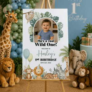 Wild One Birthday Sign