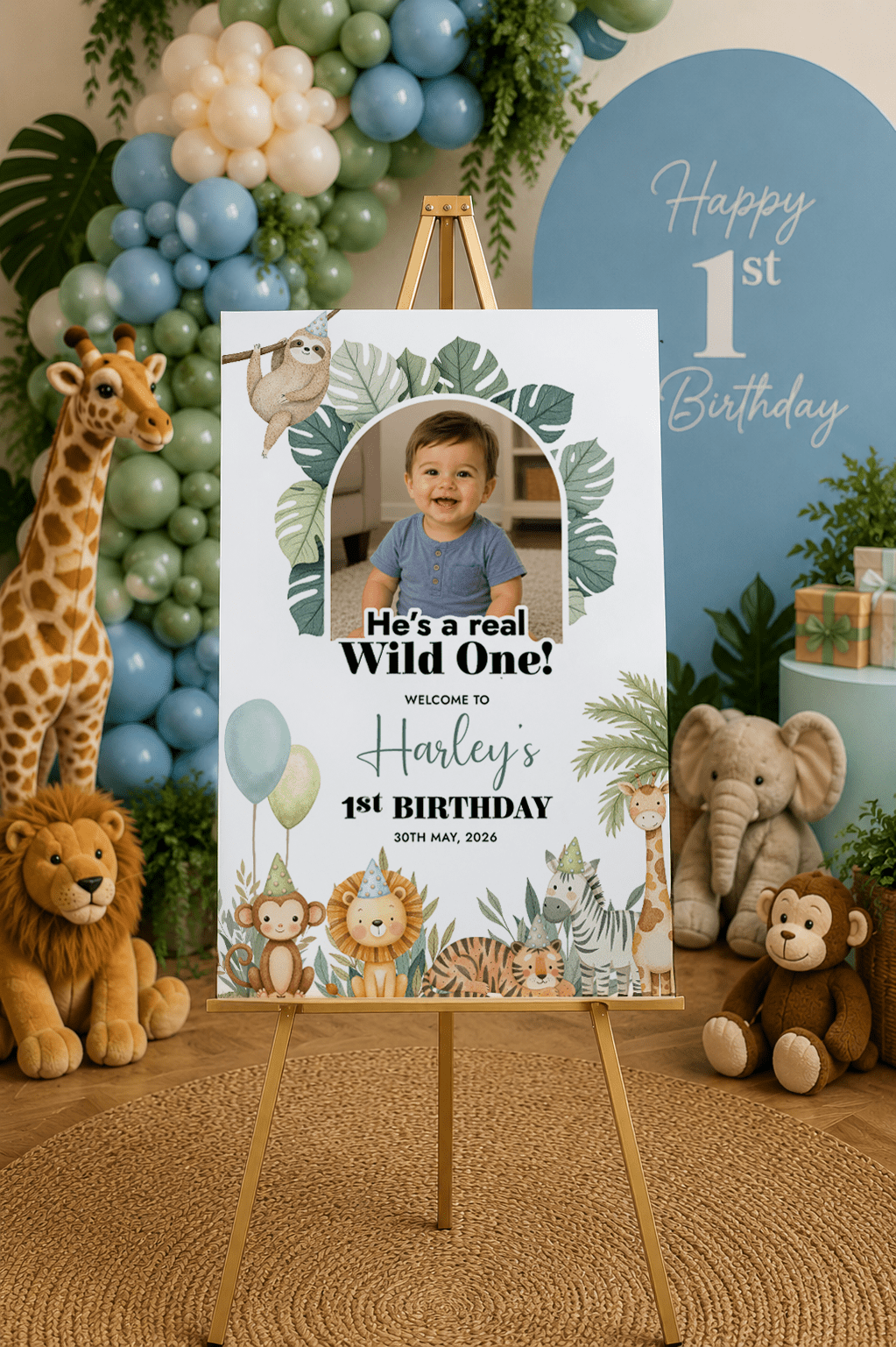 Wild One Birthday Sign