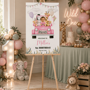 Wild One Sign For Girls
