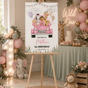 Wild One Sign For Girls