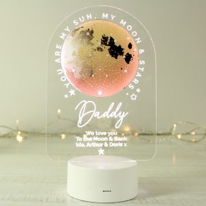 love you to the moon and back nightlight