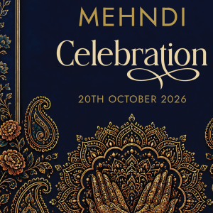mehndi welcome sign board