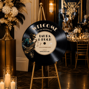 Unique Jazz Wedding Sign