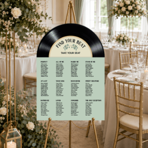 Vinyl Record SEATING PLAN