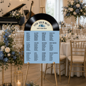 Vinyl Record Seating Chart