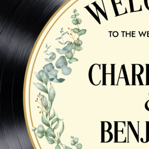 Vinyl Record Wedding Board