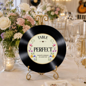 Wedding Vinyl Record Table Number
