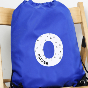 Boys Personalised Drawstring Bag