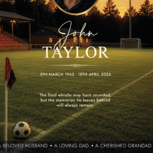 FOOTBALL MEMORIAL SIGN
