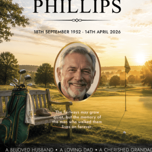 Golf Funeral Tribute Personalised Memorial Sign