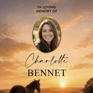 Horse Themed Funeral Sign