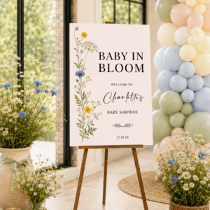 baby in bloom sign