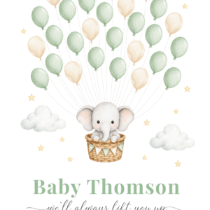 elephant 30 balloons