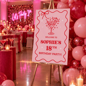18th Birthday Sign for Girl