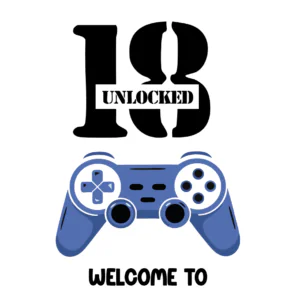 Personalised Gaming 18th Birthday Board