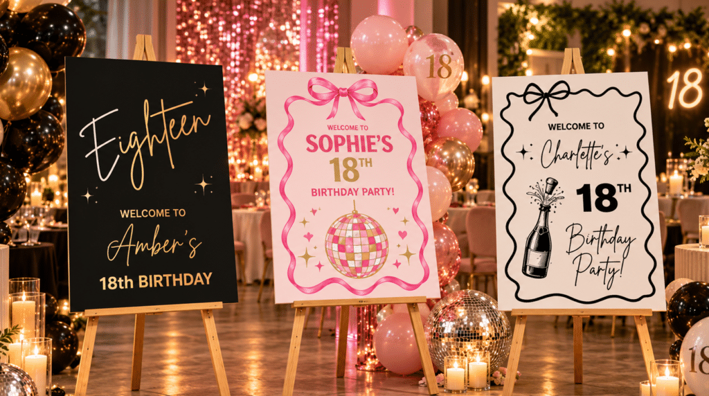 18th Birthday Sign Ideas
