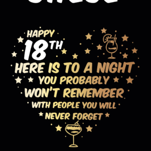 Funny 18th Birthday Welcome Board